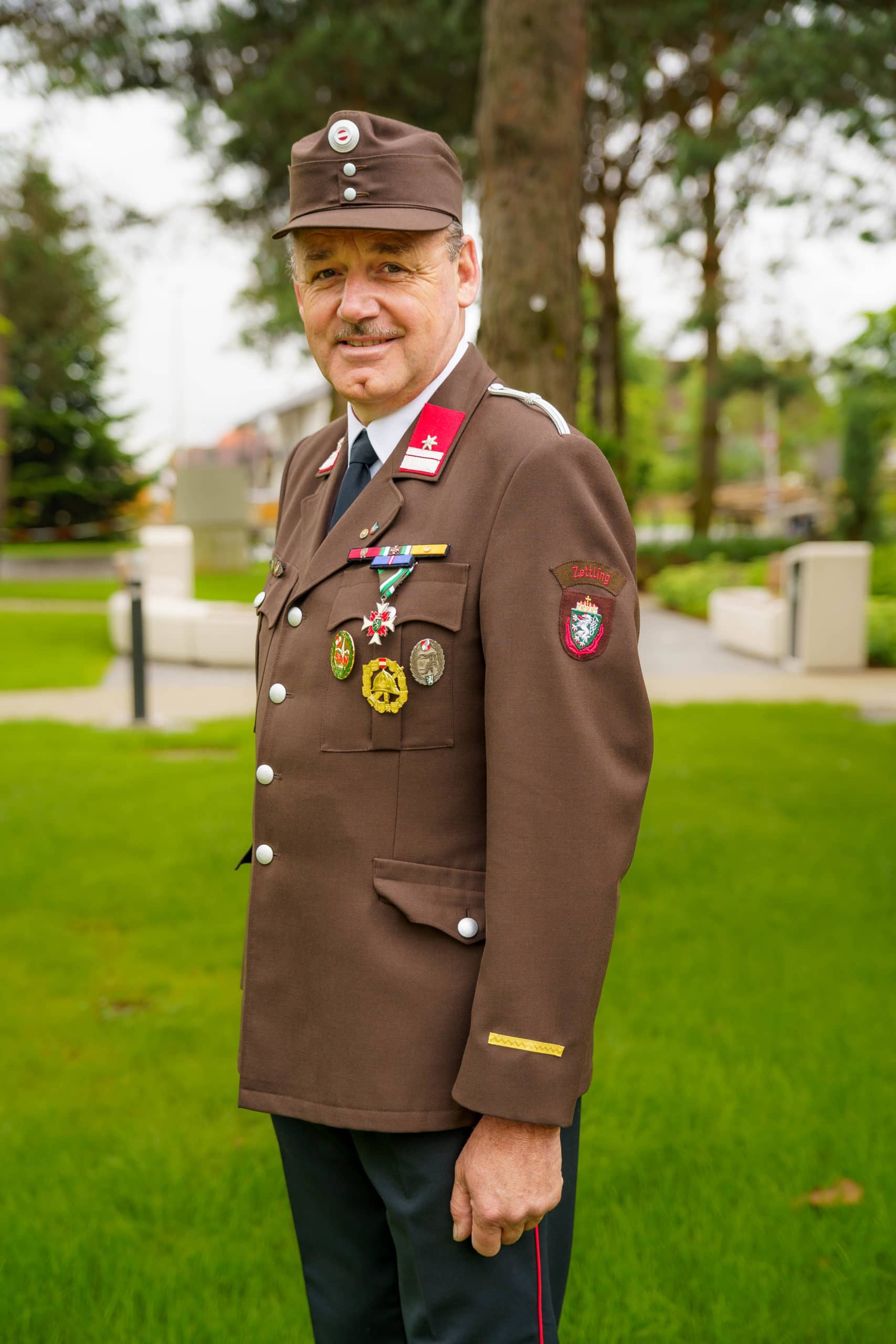 Portrait Erich Schmidt (Feuerwehr Zettling)