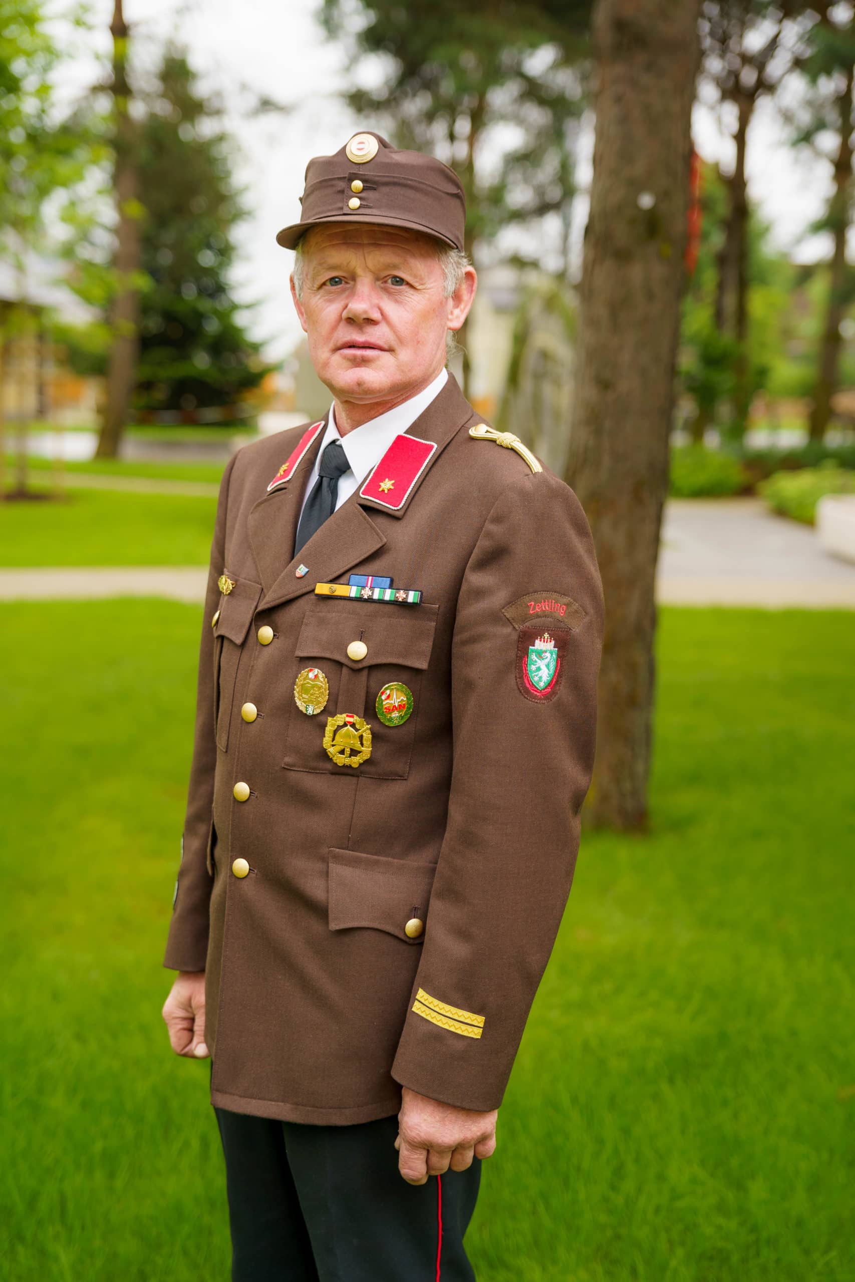 Portrait Franz Schmidt (Feuerwehr Zettling)