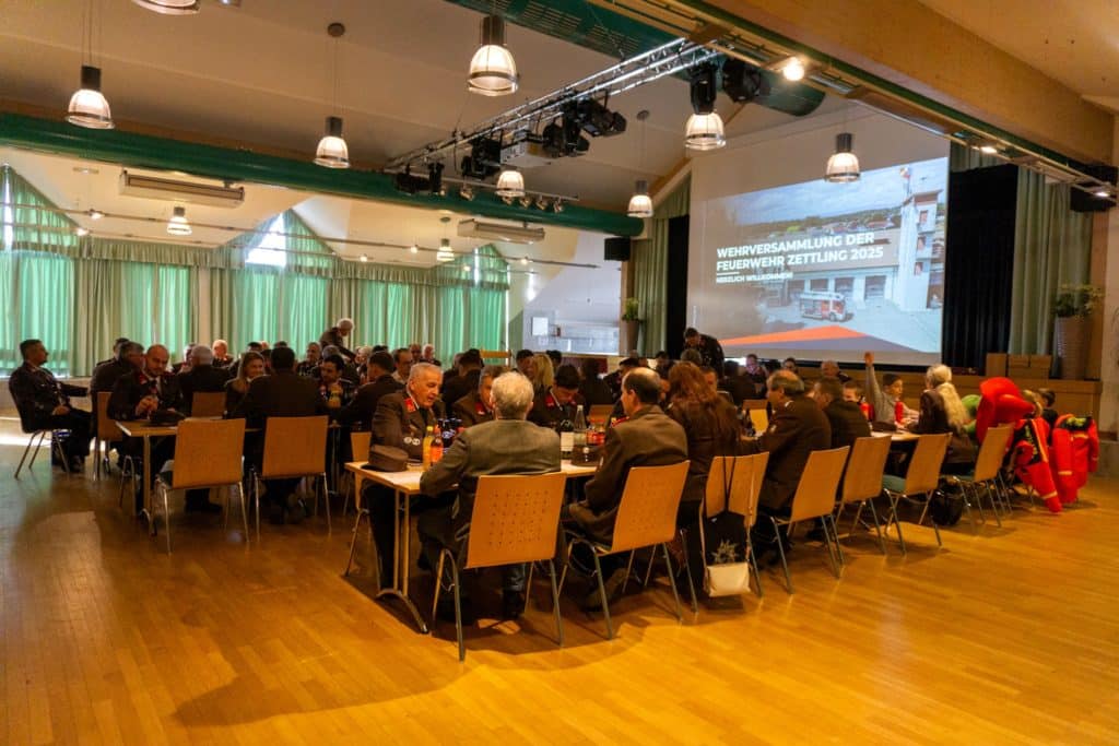 Wehrversammlung Feuerwehr Zettling 2025