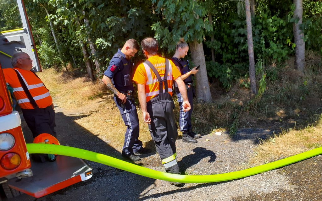 Feuerwehr Zettling beim Einsatz am 29.06.2025 – Brandeinsätze im Schachenwald, umfassender Löschangriff und Kontrolle mit Wärmebildkamera