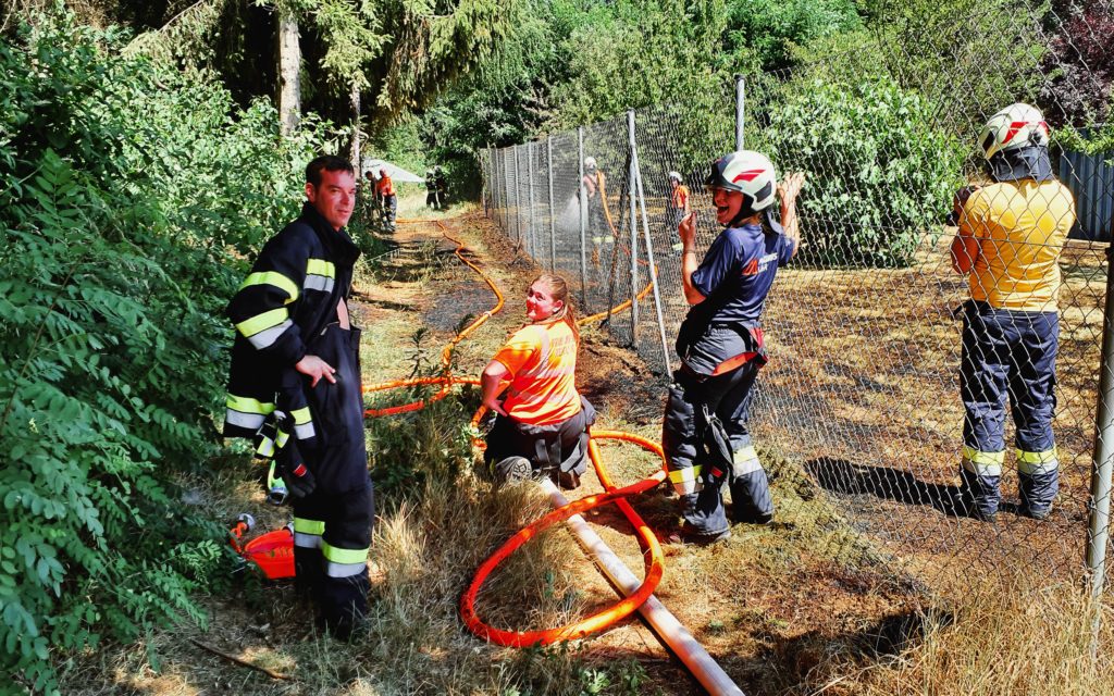 Feuerwehr Zettling beim Einsatz am 29.06.2025 – Brandeinsätze im Schachenwald, umfassender Löschangriff und Kontrolle mit Wärmebildkamera