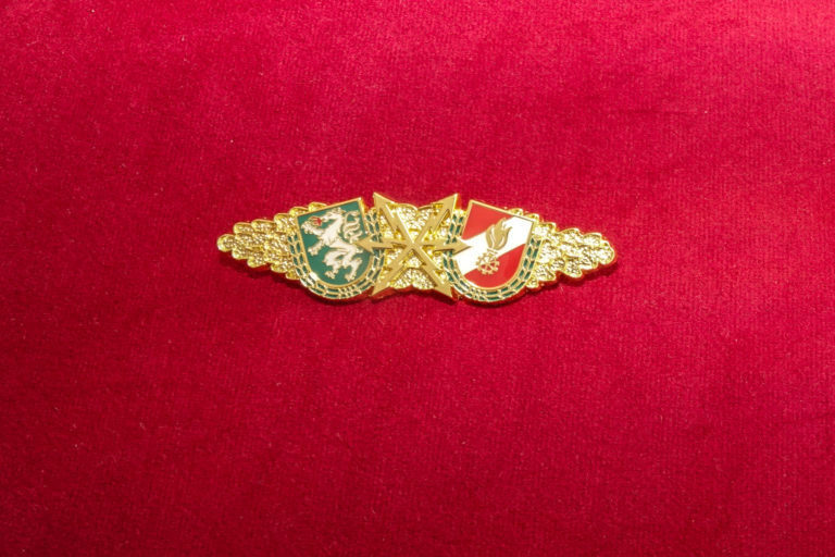 Thomas Glauninger der Feuerwehr Zettling mit Funkleistungsabzeichen Gold an der FWZS Steiermark