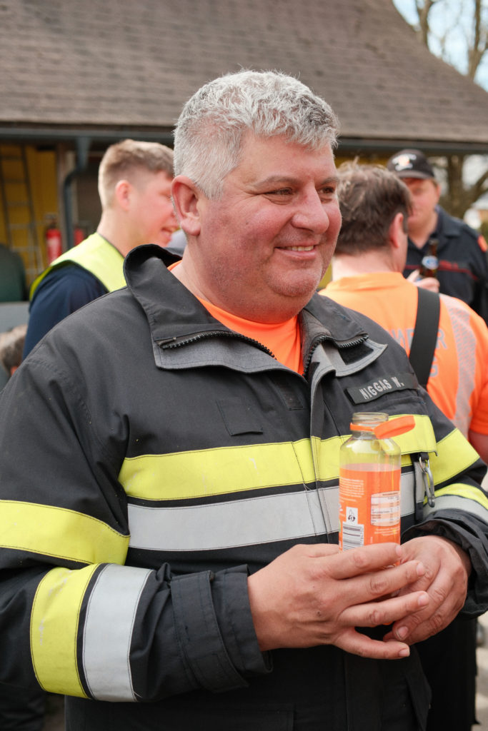 Feuerwehr Zettling bei der Osterübung 2026 mit Rotem Kreuz Lieboch