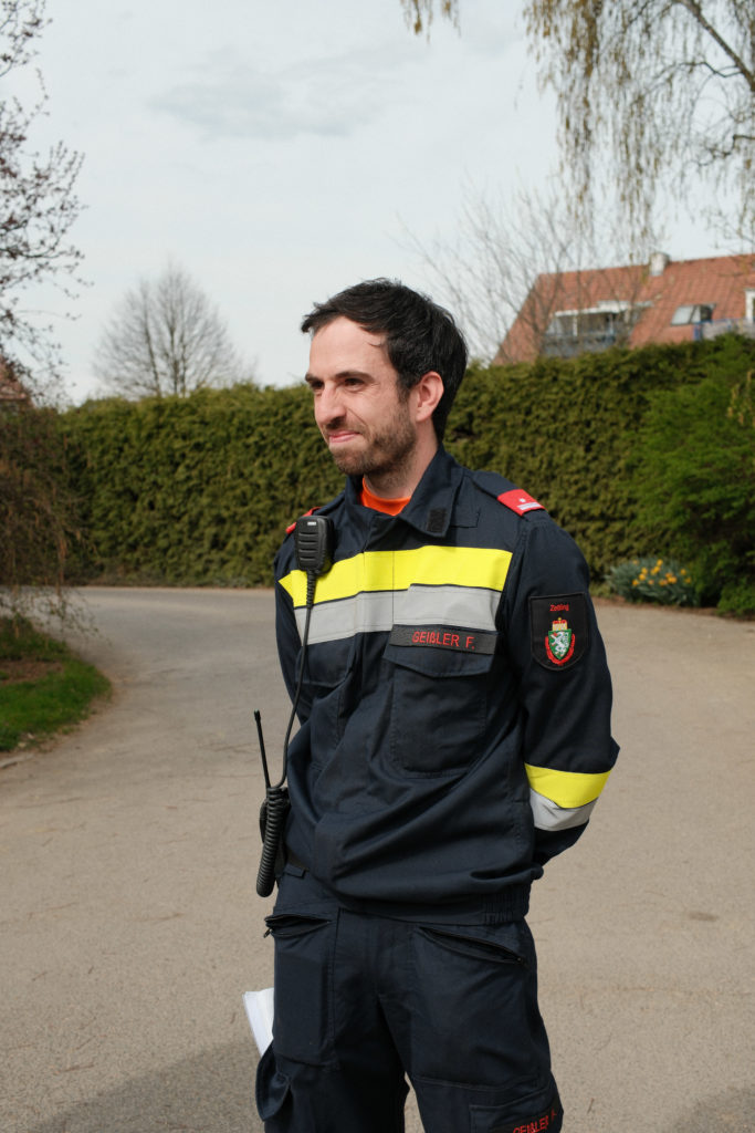 Feuerwehr Zettling bei der Osterübung 2026 mit Rotem Kreuz Lieboch