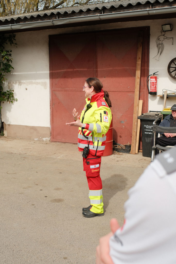 Feuerwehr Zettling bei der Osterübung 2026 mit Rotem Kreuz Lieboch